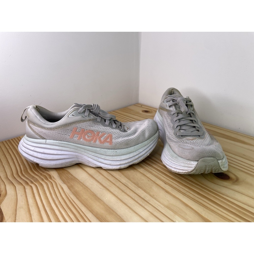 Women's Hoka Bondi 8.5B Running Shoes 1127952 HMLR Harbor Mist